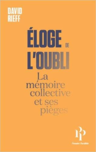 Eloge de l 'oubli couv